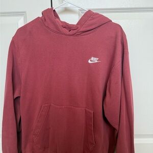 Nike Red Hoodie Sweater
